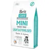 Brit Care Mini Sans Grains Léger & Stérilisé - 7 kg