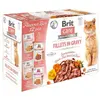 Brit Nourriture pour Chat Poulet Saumon Dinde Canard 12 x 85 g