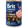 Brit Premium by Nature 6 x 400 g - poulet, coeurs de poulet