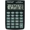REBELL re de hc108 Calculatrice à 8 chiffres écran LCD et triple fonction mémoire, Noir