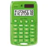 Rebel 77234V Calculatrice de poche 8 chiffres solaire/pile Vert