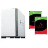 Synology DS223J Serveur NAS total 4To avec 2x disque dur ST 2To IRONWO...