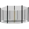 Aga Filet de protection 400 cm pour 8 poteaux Filet noir / Noir