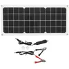 ALLAUVE Panneau Solaire 10w 12v Haute Efficacité Avec Protection Anti-...