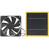 FLAMMKRAFT Ventilateur Solaire 5w 12v Portable Avec Support Pour Poula...