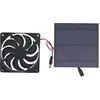 FLAMMKRAFT Panneau Solaire 5w Avec Ventilateur Pour Serre, Maison Pour...