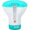 FLAMMKRAFT Flotteur De Chlore Pour Piscine Avec Thermomètre Et Distrib...