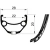 Remerx Jante Topdisc Mtb 27.5´´-650C 32H