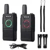 Retevis RT618 Talkie Walkie PMR446 Double PTT VOX Scan Moniteur 16 Canaux (1 paire, Noir)