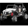 BENEO Grand 4x4 buggy voiture électrique enfant 2 places pneus EVA 24V Blanc