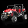 BENEO Grand 4x4 buggy voiture électrique enfant 2 places pneus EVA 24V Rouge