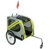 Remorque de Vélo pour Chien Pliable - YGONGMYL - Jaune/Gris - 40 kg - ...