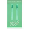 Hello Coco Electric Toothbrush Heads Green têtes de remplacement pour ...