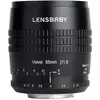 Lensbaby Velvet 85mm f/1.8 Sony E (Sony E, APS-C / DX, Plein format), ...