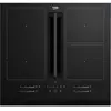 Beko table de cuisson induction aspirante 60cm 4 feux 7400w - HIXI64700UF1