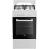 Cuisinière gaz BEKO FSG522DWC 68L 4 foyers