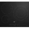 Table de cuisson à induction 60cm 3 feux 7200w noir Beko HII63200MTB