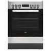 Beko Cuisinière Vitroceramique FSM67320GXS 72L 415V 50Hz Electrique Einbau Noir