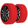 WeGeek Chaussettes neige homologuées 3D rouges 600x300x240
