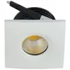 Vito - Mini spot led encastrable carré EVA-2 3W 6500K - Blanc