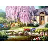 ANATOLIAN Puzzle 1000 pièces : chalet en fleurs de cerisier anatolien