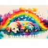 Puzzle 1000 pièces : Chiots