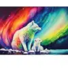Puzzle 1000 pièces : Aurores boréales