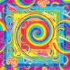 Puzzle 1023 pièces : Arc en ciel et papillons
