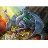 Magnolia Puzzle 1500 pièces mini : Dragon Bleu et Trésor