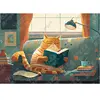Yazz Puzzle 1000 pièces : Chat et livres