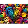 Yazz Puzzle 1000 pièces : Coeur coloré