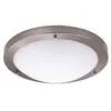 HOROZ ELECTRIC Plafonnier classique rond 60W (Eq. flc 12W) Diam 330mm - Mat chrome