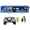 OKUMGGYJ Bus télécommandé bleu 24 GHz électrique avec simulation sonor...