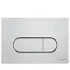 Vitra - Root Round Plaque de déclenchement double touche, Chromé (740-...