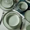 MIOLI Hermia Concept - Service de table vert en Porcelaine - 18 pièces T.U