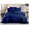 En Vogue - Parure housse de couette Lylium bleu foncé 240x220 cm