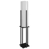 SPLENDOUR LIGHTING Lampadaire en MDF - D. 21 x H. 160 cm - Noir et blanc - SAGETTA