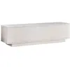 MENZZO Meuble TV 2 portes battantes Nayelro 140cm Bois Blanc