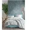 CONCEPT1 Lendell 240x220cm + 2 taies 60x60 menthe 129CTN62586