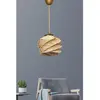 OPVIQ Asir Group LLC - Suspension Primante doré/beige - 20x20x16 cm T.U
