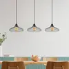 Opviq Suspension Depay 11260 à 3 lampes linéaire noir antique