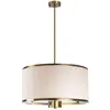 Lustre vintage fulgor  corps en métal  abat-jour  50x50x84cm
