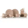 Hermia Concept - Service à café en Porcelaine rose - 12 pièces T.U