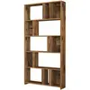 MENZZO Wooden Art - Bibliothèque lima noyer - 90x180x20 cm OS