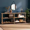 HANNAH HOME Emob - Dora Bookshelf | 100% Melamine | 25mm Thickness | Atlantic Pine