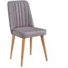 Homitis - Chaise Stormi beige/gris - 100x48x39 cm T.U