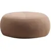Wooden Art - Pouf Tina cappuccino - 55x35 cm T.U