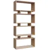 Calicosy Etagère 4 tablettes - L72 cm - 72 cm X 25 cm X 161 cm - LANGDON - Chêne