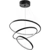 ALLURE Suspension design 3 anneaux désordonnés Thedi D50cm Métal Noir TU
