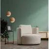 MENZZO Atelier del Sofa - Fauteuil Asos crème - 105x100x71 cm T.U